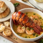 red-lobster-butter-sauce-over-lobster-and-shrimp