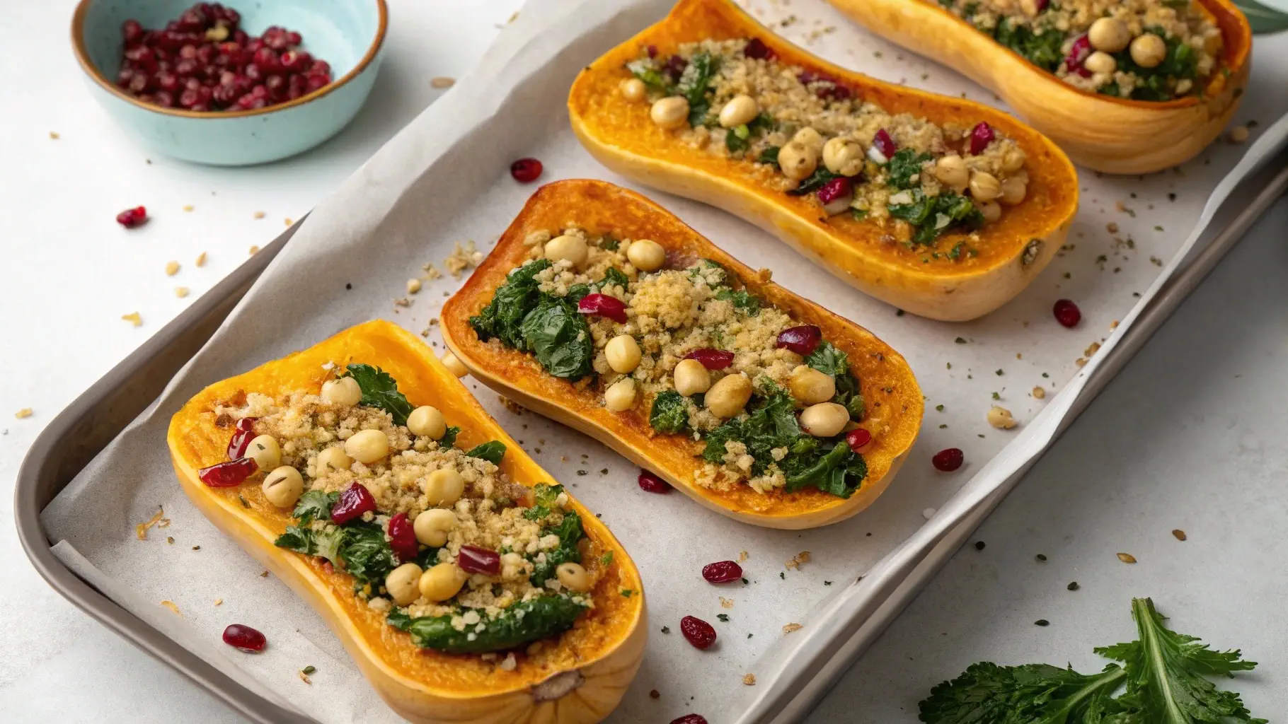 Fresh Coquina squash sliced open on a wooden cutting board, highlighting vibrant orange flesh.